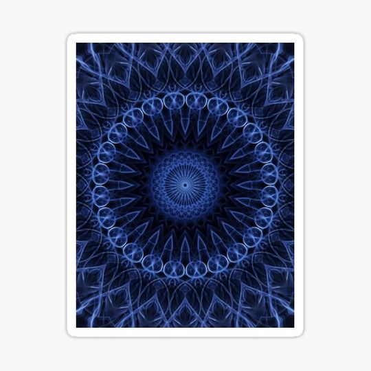 Discover Deep blue mandala