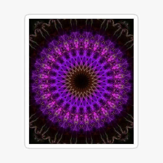 Discover Pretty amethyst mandala
