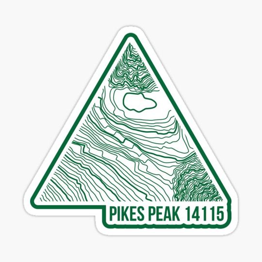 Discover Pikes Peak Topo Update Green
