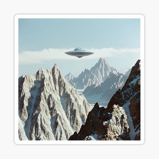Discover UFO Over Craggy Peaks