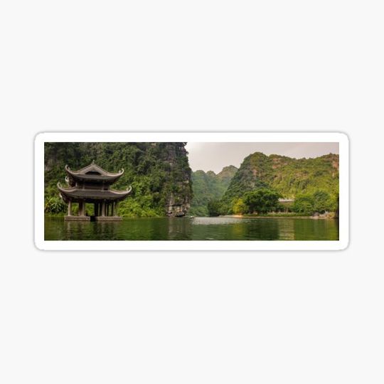 Discover Buddhist Temple, Limestone Karst Peaks, Trang An Region, Vietnam