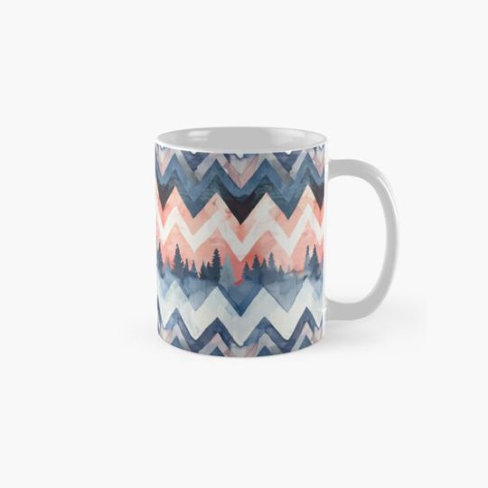 Discover Chevron Forest Mug