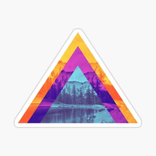 Discover Mountain landscape with lake and trees
