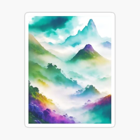 Discover fog above mountain