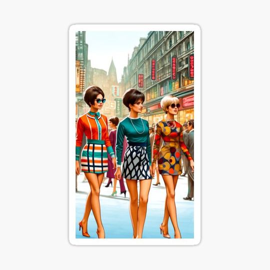 Discover Urban Elegance: 60s Fashion on the City Streets
