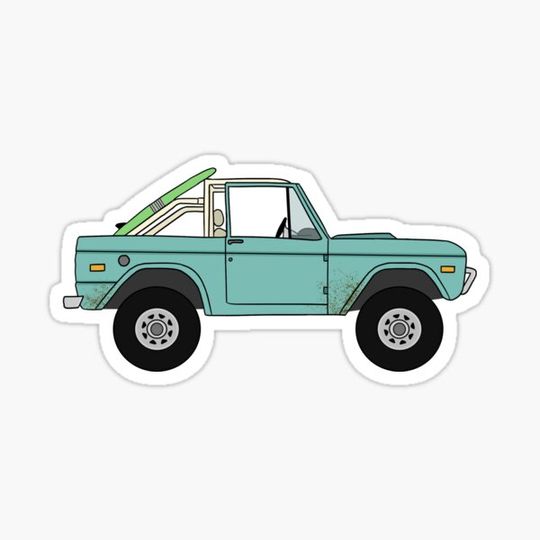 Discover Truck with Surfboard