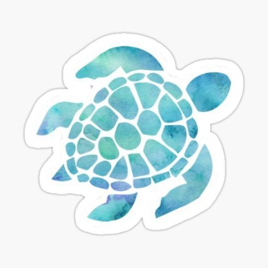 Discover Water color Sea Turtle
