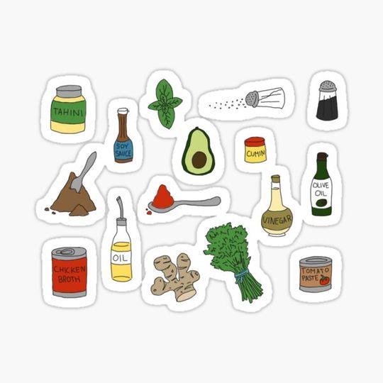 Discover Recipe Cooking Stickers