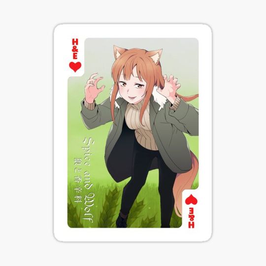 Discover Spice and wolf - Holo - Sticker