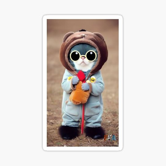 Discover Happy Cat in a Funny Costume #30