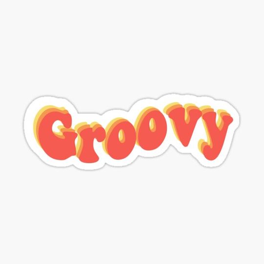Discover Groovy sticker