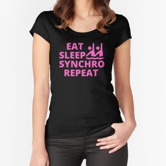 Discover Eat, Sleep, Synchro, Repeat | Synchronized Swimmer Slogan