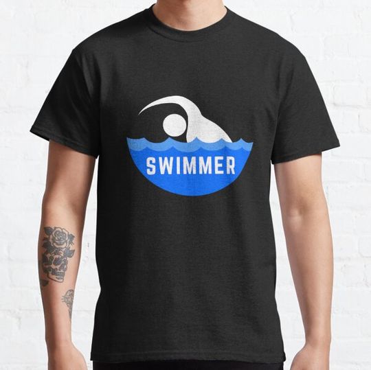 Discover Swimmer in Half Circle - Swimming