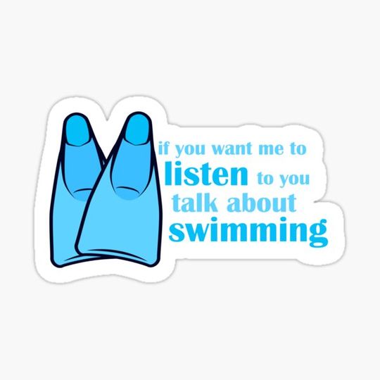 Discover if you want me to listen to you talk about swimming