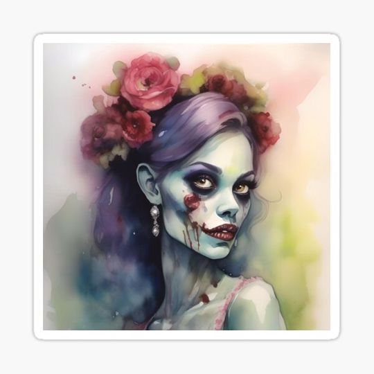 Discover Goth Zombie Horror Girl