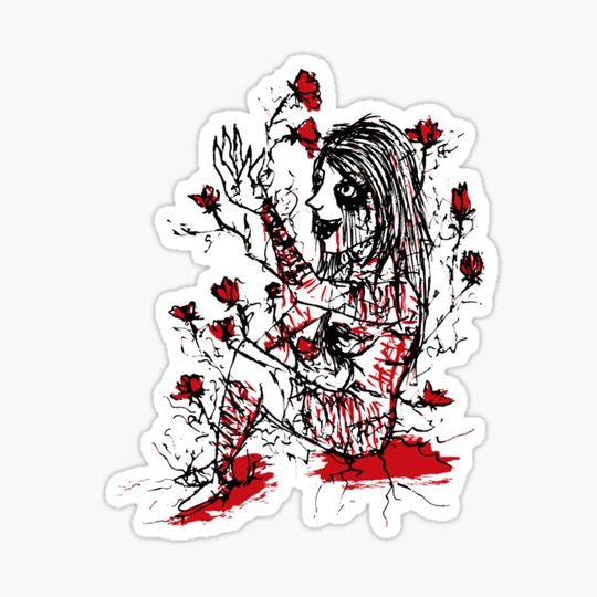 Discover Bloody roses horror goth edgy sad aesthetic