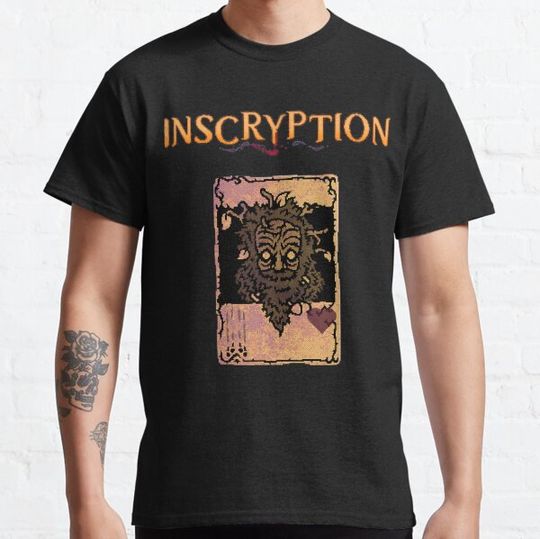 Discover Inscryption Leshy Boss Psychological Horror Card Game Scary T-Shirt