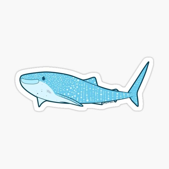 Discover Whale Shark Sticker Trixie