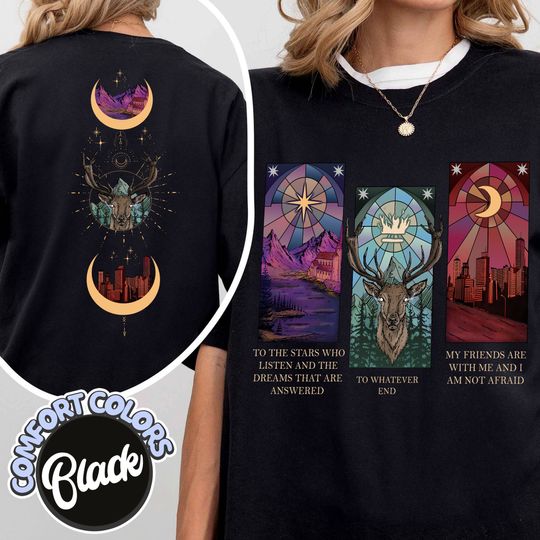 Discover Throne Of Glass  Shirt, Velaris City Of Starlight Sweatshirt, Acotar Terrasen Shirt, Sjm Merch, Acotar Crescent City Shirt