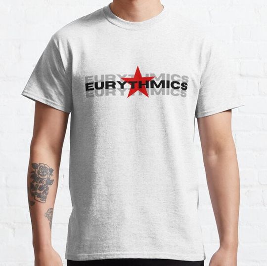 Discover Eurythmics Logo Typographic Black