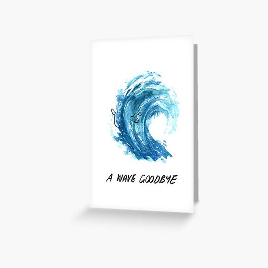 Discover A Wave Goodbye | Goodbye Card