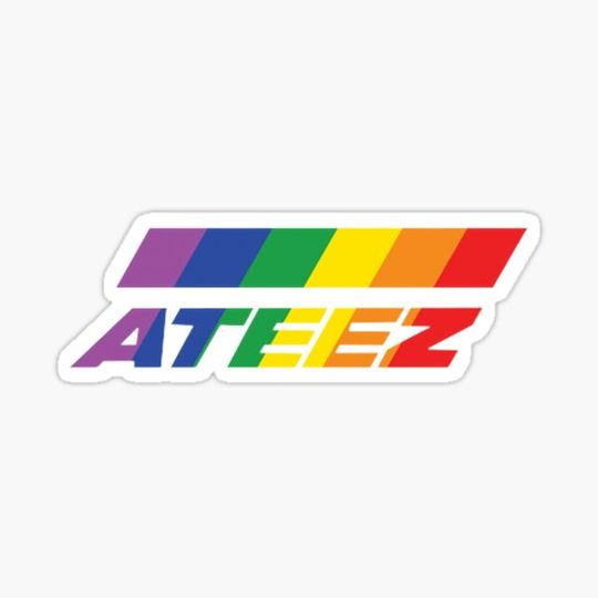 Discover ATEEZ LOGO RAINBOW PRIDE KPOP