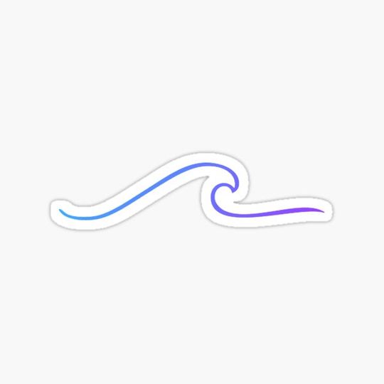 Discover Wave| Blue gradient |Summer | VSCO