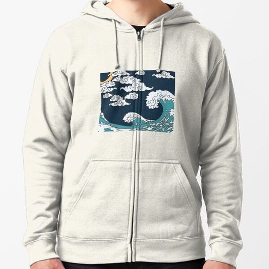Discover japanese wave and cloud
