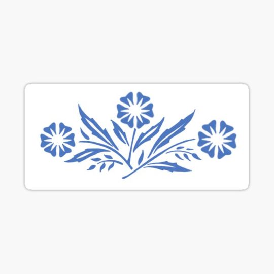 Discover Corningware Cornflowers
