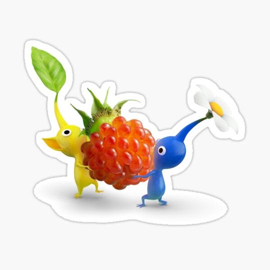 Discover yellow and blue pikmin