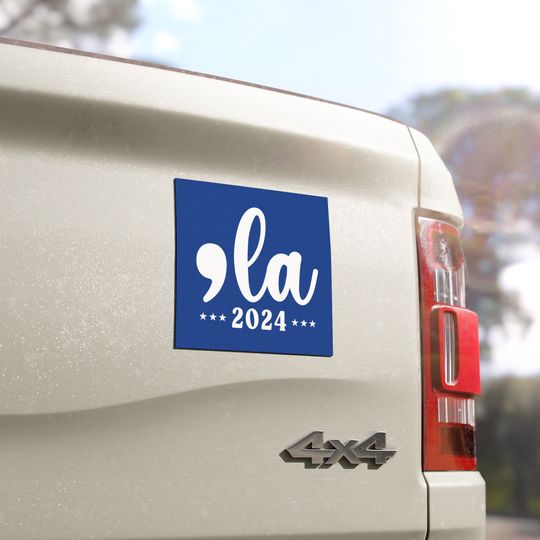 Discover Comma-La Kamala Harris 2024 Car Magnet