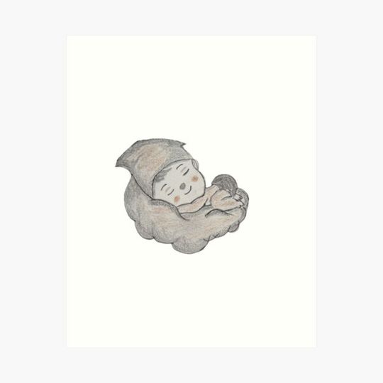 Discover Baby Sleeping in Clouds