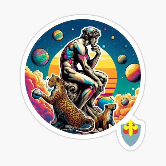 Discover The Thinker with cheetahs.