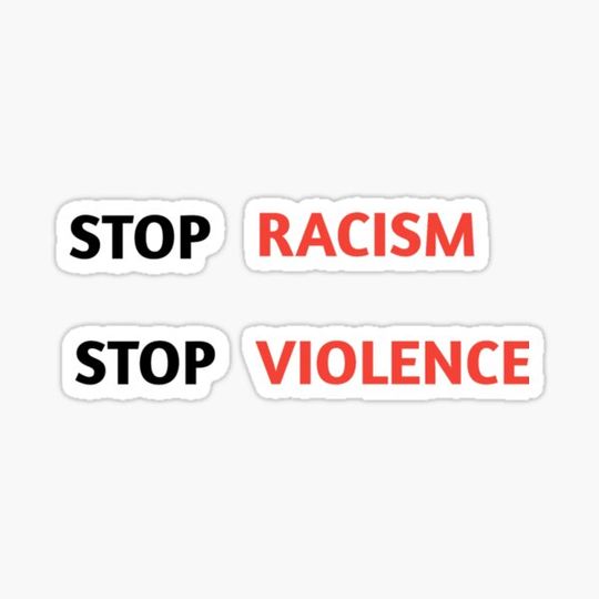 Discover Stop racism stop violence shirt
