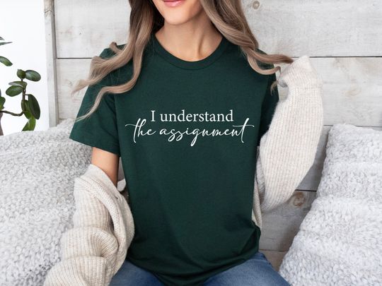 Discover I Understand the Assignment Vote Blue Election Shirt, Kamala Harris