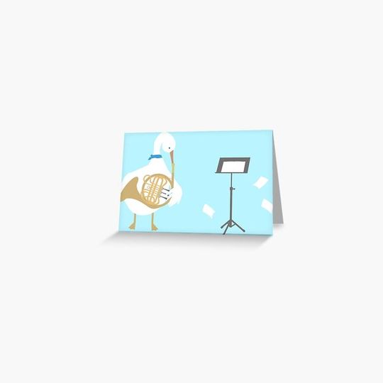 Discover White Goose French Trumpeter