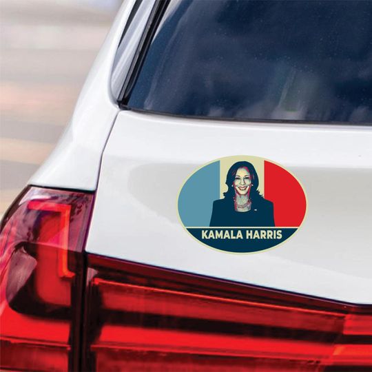 Discover Kamala Harris 2024 Car Magnet, Harris For President Vehicle Magnet CA217