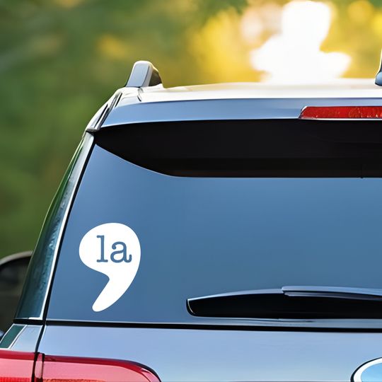 Discover Comma La Harris Decal, CuteCar Decal, Car Window Decal Sticker