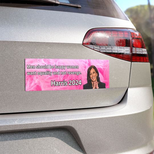 Discover Kamala Harris car magnet