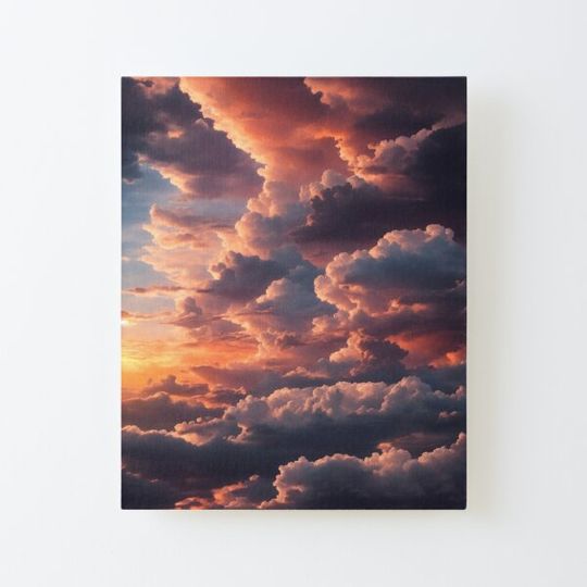 Discover A majestic sky of swirling clouds