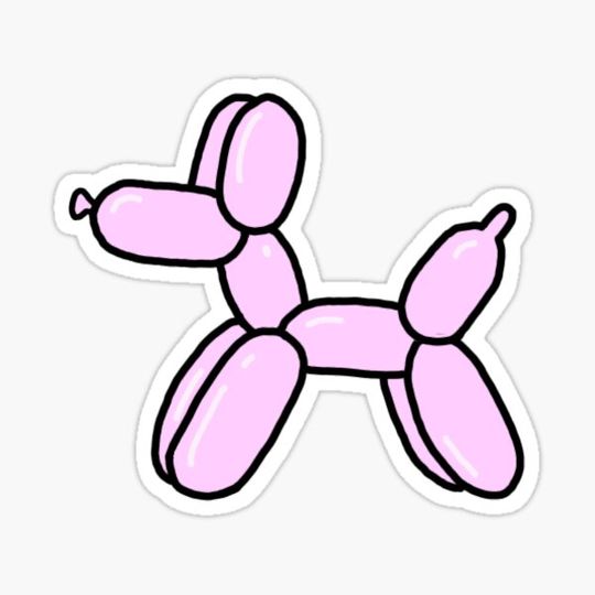 Discover Balloon dog pink