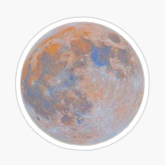 Discover Pink and Orange Moon