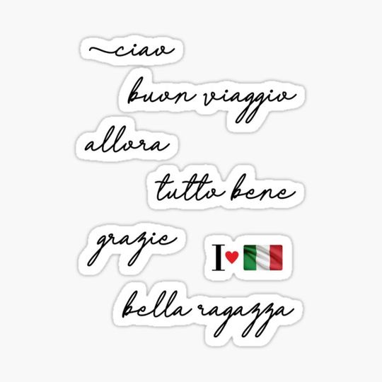 Discover Italian words, i love Italy.