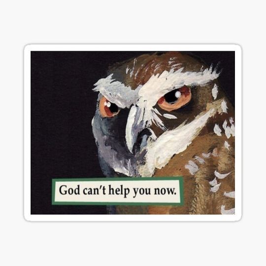Discover God can't help you now