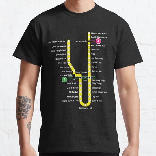 Discover Line 1 Parody Map