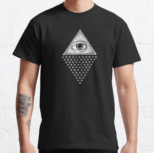 Discover Abracadabra Eye magic spell print T-Shirt