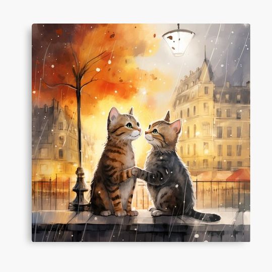 Discover Cats Playing In The Rain In Paris