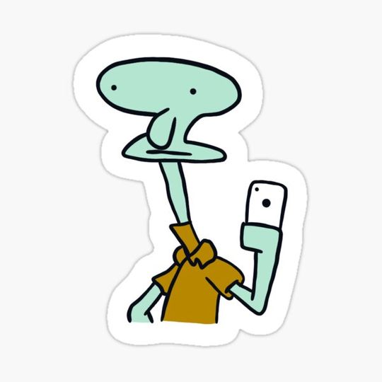 Discover squidward selfie