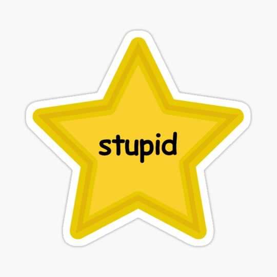 Discover stupid achievement gold star