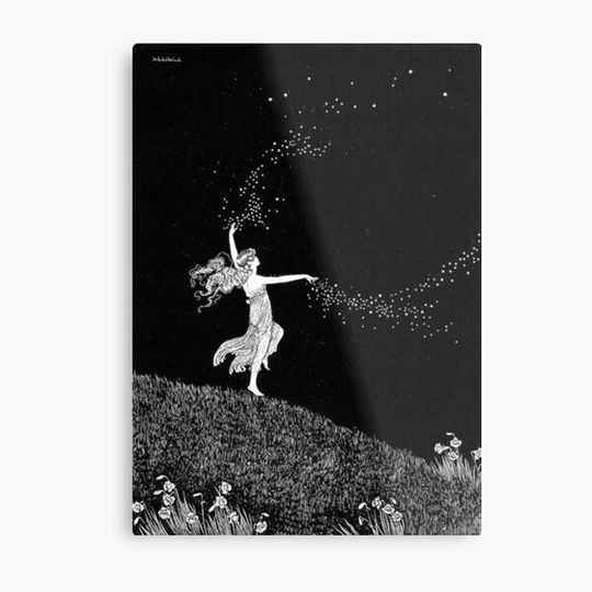 Discover Fairy Scattering Stars - The Enchanted Forest - Ida Rentoul Outhwaite